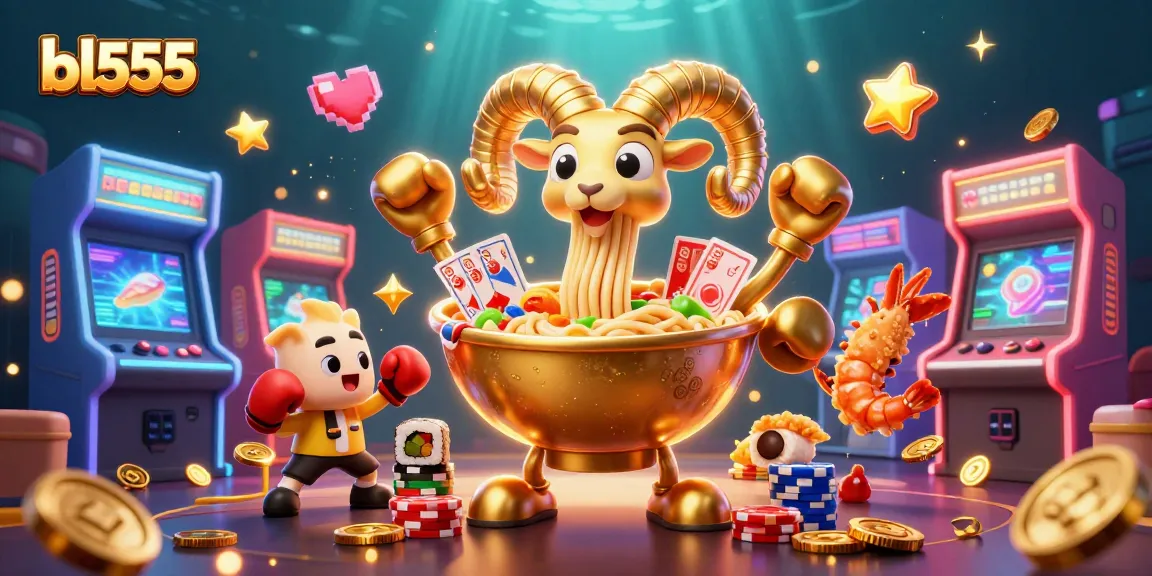 Join the excitement at bl555 with vibrant casino illustrations featuring dynamic characters and game elements.