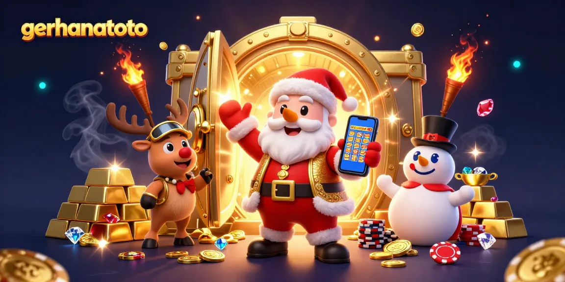 Menangkan jackpot slot di Gerhanatoto dengan Santa Claus yang ramah dan teman-teman kasino yang ceria.