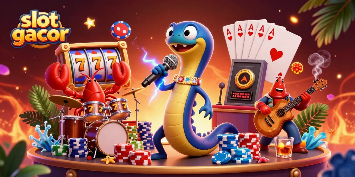 Menangkan slot gacor di KLIKHOKI dengan ilustrasi kasino bawah laut yang menampilkan karakter unik dan permainan menarik.
