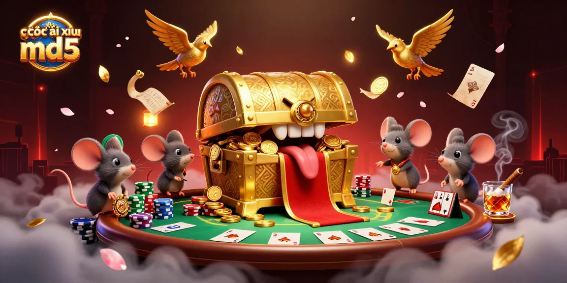 Cá cược tài xỉu md5 offers thrilling poker games with enticing rewards and vibrant visuals in a 3D casino atmosphere.