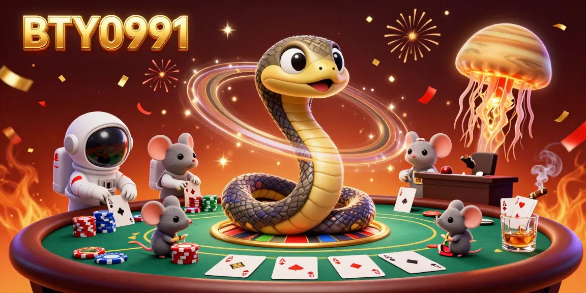 Bet on vibrant games with BTY0991’s cosmic-themed casino universe.