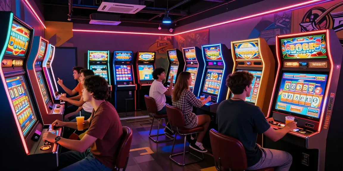 Slot gacor di Vegas123 dengan pemain menikmati permainan dan jackpot.