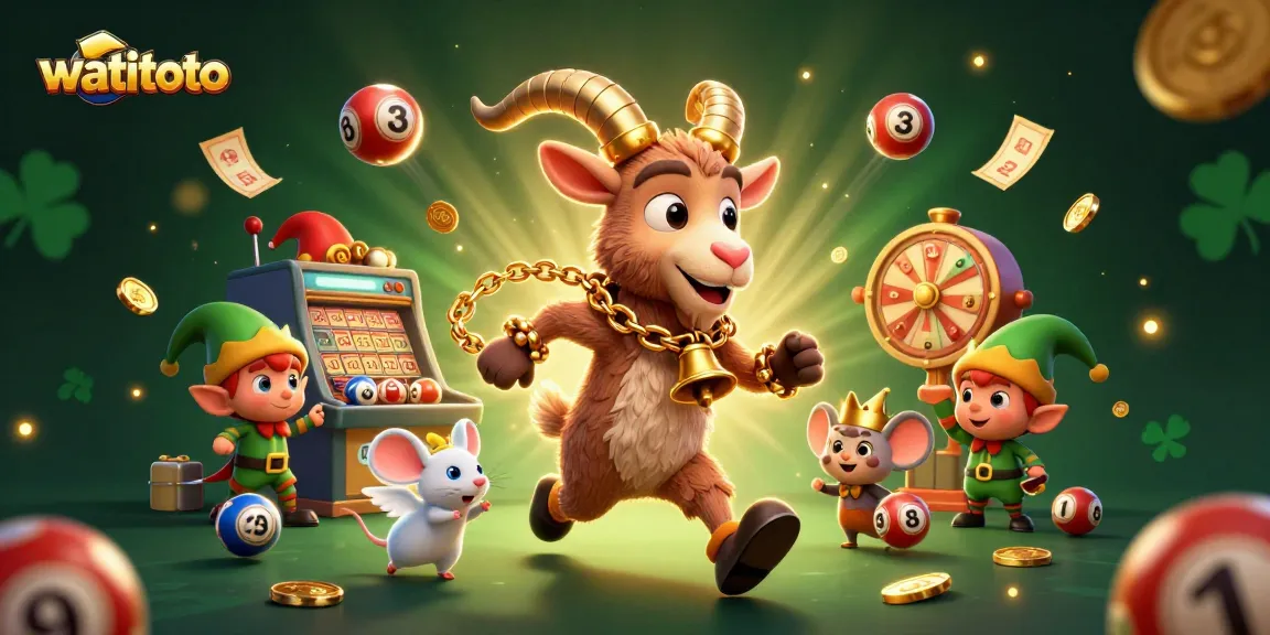 Experience thrilling lottery action with watitoto as cartoon characters engage in a lively game.
