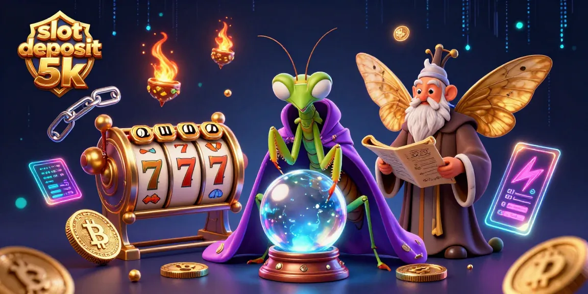 Experience the thrill of slot deposit 5k with fortune teller characters revealing jackpot secrets in a magical setting.
