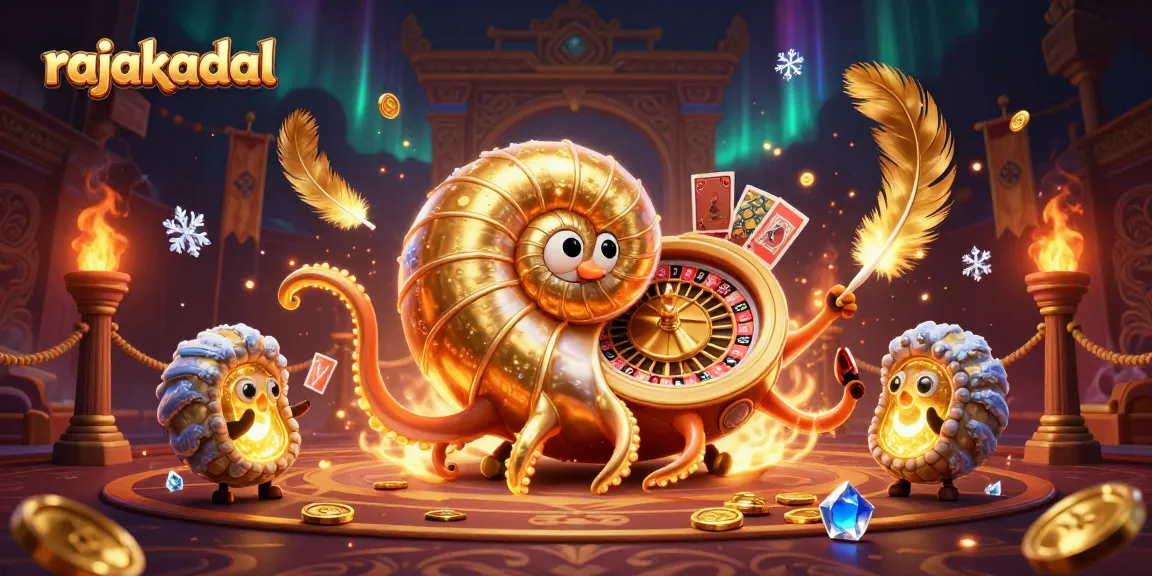 Mainkan slot gacor di rajakadal dengan nautilus raksasa yang memutar roda roulette.