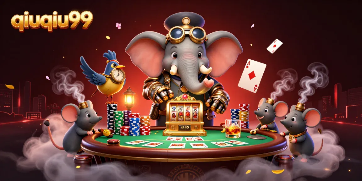 Win big with qiuqiu99 at a vibrant steampunk-themed online casino featuring games and excitement.