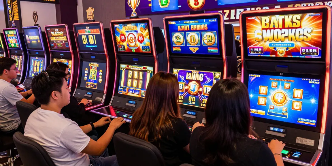 Gamer menikmati permainan SLOT di 337sports dengan grafis yang menarik dan suasana yang ceria.